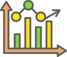 Bar Graph Vector Icon