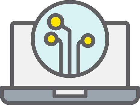 Computing Technonlogy Vector Icon