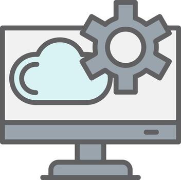 icono de vector de interfaz de programa de aplicación