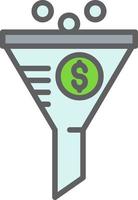 Sales Funnel Vector Icon