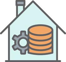 Data Warehouse Vector Icon