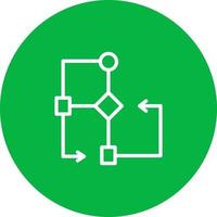 Flow Chart  Vector Icon