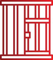 icono de vector de prisión