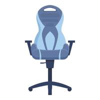 vector de dibujos animados de icono de silla de asiento. muebles de jugador