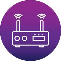 Wireless Router Vector Icon