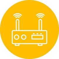 Wireless Router Vector Icon