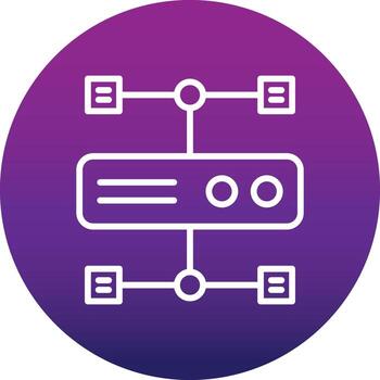 cluster computing Vector Icon