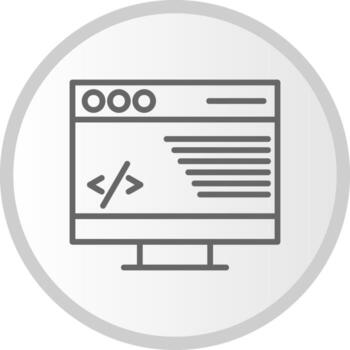 icono de vector de codificación