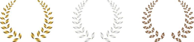 Gold Laurel Wreath Vector Art, Icons, and Graphics for Free Download