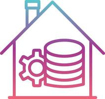 Data Warehouse Vector Icon