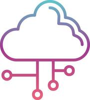 Cloud Computing Vector Icon