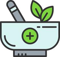 Herbal Treatment Vector Icon