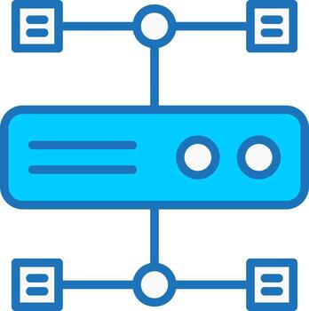 cluster computing Vector Icon
