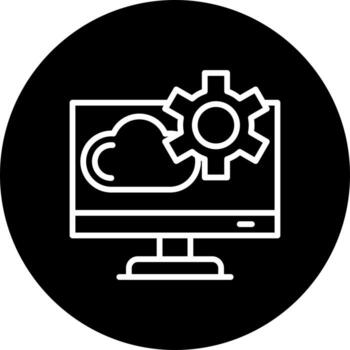 icono de vector de interfaz de programa de aplicación