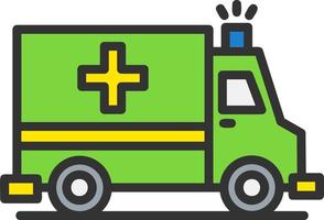 Ambulance Vector Icon