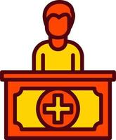 Medical Reception Vector Icon