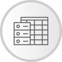 Data Table Vector Icon