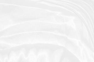 White cloth background abstract with soft waves. photo
