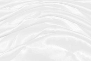 White cloth background abstract with soft waves. photo