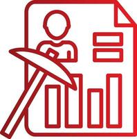 Data Mining Vector Icon