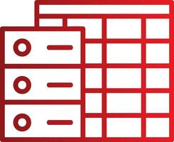 Data Table Vector Icon