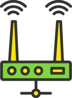 Router Device Vector Icon