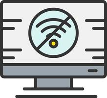 No Wifi Vector Icon