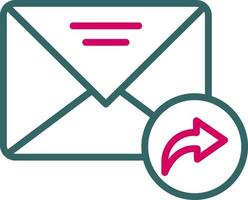 Mail Forward Vector Icon