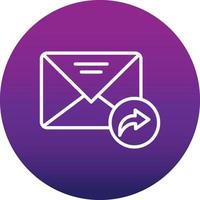 Mail Forward Vector Icon