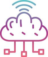 Cloud Computing Vector Icon