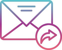 Mail Forward Vector Icon