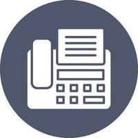 Fax Machine Vector Icon