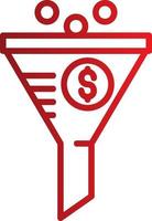 Sales Funnel Vector Icon