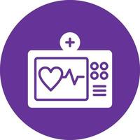 Electrocardiogram Vector Icon