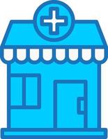 Pharmacy Building Vector Icon