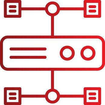 cluster computing Vector Icon