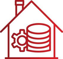 Data Warehouse Vector Icon