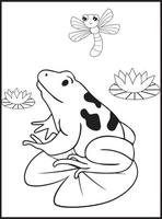 Reptiles Coloring Pages vector