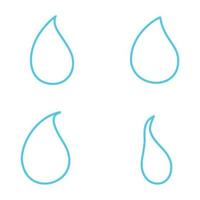 Water drop Logo Template vector