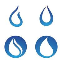 Water drop Logo Template vector