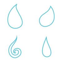 Water drop Logo Template vector