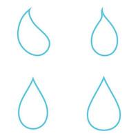 Water drop Logo Template vector