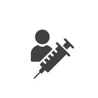 medical injection icon vector illustration