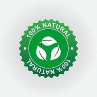 ecology badge vector. ecology icon vector illustration