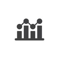 Growing Graph icon vector illustration