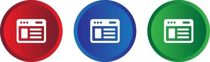website icon vector. website icon vector illustration