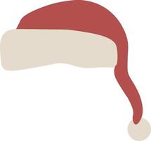 sombrero de santa claus de navidad vector