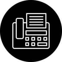 Fax Machine Vector Icon