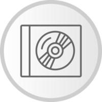 icono de vector de disco compacto