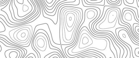 Topographic background and texture. abstraction with place for text. Topo backdrop lines, contour, geographic grid. Modern black and white topographic contours lines of mountains. Topography map art vector